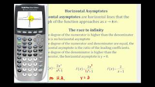 Determining Vertical and Horizontal Asymptotes of Rational Functions [upl. by Erma]