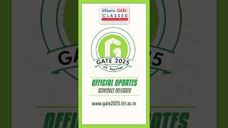 GATE 2025 Updates  Important Dates  GATE Two Paper Combination gate2025officialupdates dates [upl. by Ezitram]