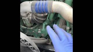 How to check if EGR cooler is leaking or not on Volvo and Mack semi trucks [upl. by Bickart453]