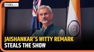 EAM S Jaishankars witty remark steal the show in Brisbane Australia [upl. by Onileba]