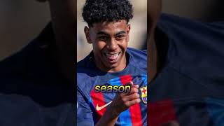 Yamal The Youngest FC Barcelona player youtubeshorts football footballshorts [upl. by Ennairoc]