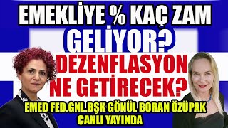 Emekliye  Kaç Zam Geliyor  Dezenflasyon Ne Getirecek [upl. by Alva621]