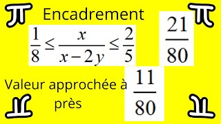 Exercice sur encadrement et valeur approchée T c s [upl. by Winer]