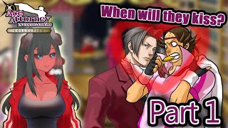 quotWhen will they kissquot  AA Miles Edgeworth Investigations Part 1 [upl. by Adnwahsor751]