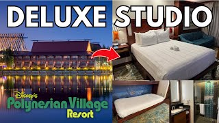 Polynesian DVC Room Tour  Deluxe Studio at Disneys Polynesian Village Resort [upl. by Hidie379]