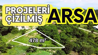 392 SATILDIPROJELERİ ÇİZİLMİŞ 478 m2 ARSA [upl. by Anileuqcaj227]