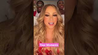 Christmas tour moments mariahcarey mariahszn itstime [upl. by Silsby]