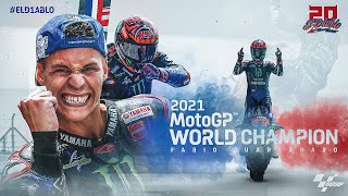 Fabio Quartararo is the 2021 MotoGP World Champion [upl. by Alisia]