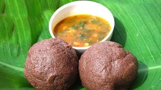 Ragi Mudde amp Soppu Saaru  Winter special Weight loss recipe  Karnataka amp Tamilnadu special [upl. by Aynam]