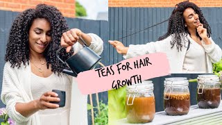 NEW Teas for BOSS Hair growth and thickness  Ayurveda  MUST SEE [upl. by Onitsirc]