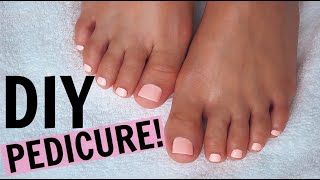 StepByStep Pedicure at HOME  SAVE TIME [upl. by Ayn227]