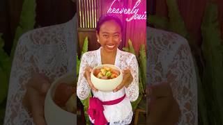 Asinan Buah😊🙏🏽 bali asinanbuahsegar asinanbuah asinan cookingclasses privatecookingclass [upl. by Axela]