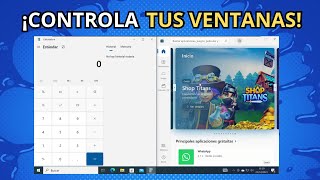 🔥 ACOPLAR VENTANAS en Windows 10 Cómo activarlo y desactivarlo en segundos [upl. by Edd]