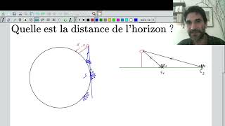 Déterminer la distance de lhorizon  lycée  début sup [upl. by Oicnedif661]