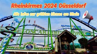 Rheinkirmes 2024 Düsseldorf–alle Infos zur größten Kirmes am Rhein [upl. by Wasserman74]