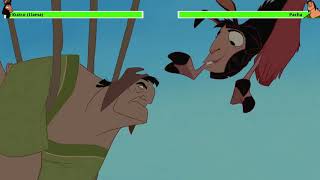 Kuzco vs Pacha with healthbars [upl. by Intirb629]