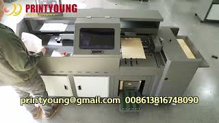 H300 Automatic Book Glue Binding Machine [upl. by Rossie]