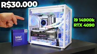 SUPER PC GAMER DE R30000 REAIS MONTAGEM E TESTES 2024 [upl. by Ardnusal]