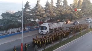 Isparta  Eğirdir komandoların marşıyla Cumhuriyet Bayramına uyandı [upl. by Reiss]