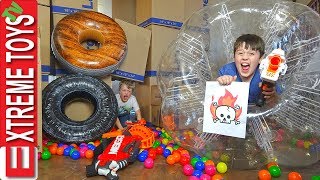 Sneak Attack Squad Team Renegade Nerf Obstacle Course Part 2 [upl. by Nimesay]