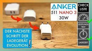 Anker 511 Nano 3 30W Test  Review mit Ladezeit und Leistung [upl. by Iam]