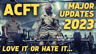 Confirmed ACFT Changes in 2023  Combat MOS Test  Gender Neutral  Weight Standard Waiver [upl. by Nbi]