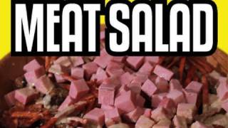 Meat Salad  Epic Meal Time [upl. by Alauqahs942]