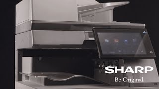 Sharps Future Workplace MFP  A secure and connected print solution [upl. by Hayifas]