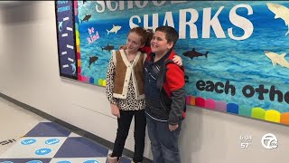 A Michigan 4th graders quick thinking leads to the heroic rescue of his classmate [upl. by Mylander]