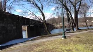 Abandoned Huntingdon amp Broadtop RR and Juniata Canal Huntington PA [upl. by Htebazileyram]