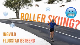 Ingvild Flugstad Østberg │ Snowy Roller Ski Challenge in Seiser Alm [upl. by Sregor]