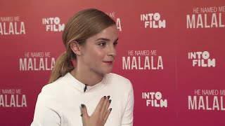 Emma Watson amp Malala Interview  Into Film Festival QampA [upl. by Emmuela737]