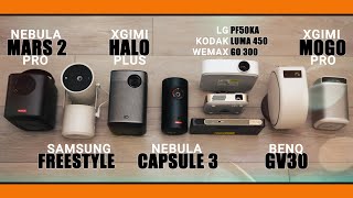 2022 Ultimate Portable Projector Comparison [upl. by Robby]