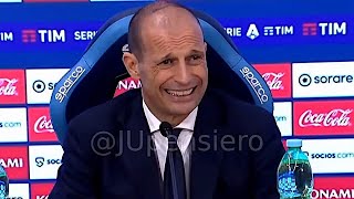 ALLEGRI post NapoliJuve 21 conferenza stampa quotAvrei firmato per dove siamo mai tante occasioniquot [upl. by Iives]