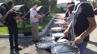 HGHS Drumline Basses Away [upl. by Treiber22]