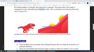 1  Difference Between Bitmap and Vector Graphics  Chapter 16  Edexcel IGCSE ICT 91 [upl. by Olimpia]