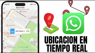 📍Como Enviar mi UBICACION en TIEMPO REAL en WhatsApp a Otra Persona en iPhone [upl. by Doowyah]