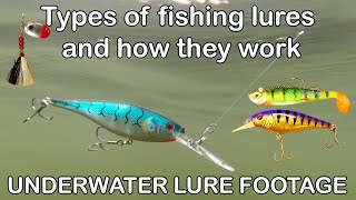 How fishing lures work underwater fishing lures [upl. by Aicak]