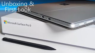 2022 Surface pro 9  Unboxing and First Look [upl. by Petulah]