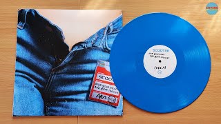 Scooter  Open Your Mind And Your Trousers  blue vinyl unboxing  4K [upl. by Daisi]