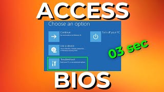 How to Access the BIOS on Windows 10 [upl. by Almund50]