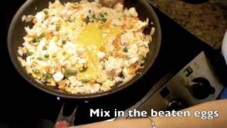 Recipe Egg Fried Rice No Soy Sauce Added [upl. by Anyzratak651]