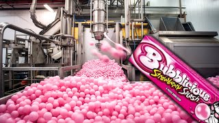 How Bubblegum is Made in Factories  HOW ITS MADE [upl. by Eisenstark]