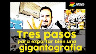 3 pasos para exportar bien un archivo para la impresión de una gigantografía [upl. by Atiker]