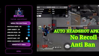 REGEDIT WHITE 444 V4  MACRO AUTO HEADSHOT FREE FIRE ANDROID  HEADSHOT APK  REGEDIT VIP [upl. by Yor116]