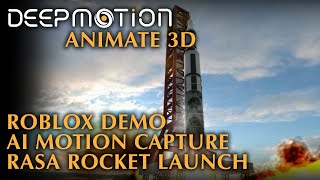 DeepMotion Roblox AI Motion Capture Demo  Roblox Aeronautics and Space Administration RASA [upl. by Sidhu]