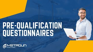 What Are PreQualification Questionnaires PQQ [upl. by Dugan]