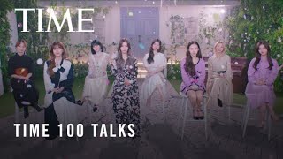 TWICE Delivers Uplifting Performance of ‘DEPEND ON YOU’  TIME100 Talks [upl. by Ahsiam]