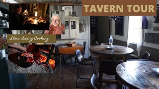 Colonial Hearth CookingEarly American TavernDining Room TourPRIMITIVE HOME Slow Living Vlog [upl. by Bunker]