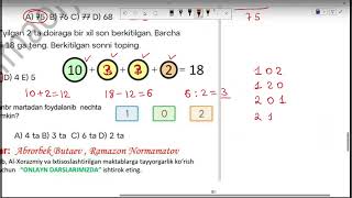 12sinf TEST tahlili [upl. by Kinney]